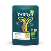 56er-SET Bio Filet mit Huhn in Sauce 85g Katze Nassfutter Yarrah