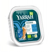 64er-SET Bio Bröckchen mit Fisch 100g Katze Nassfutter Yarrah