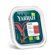 64er-SET Bio Pastete Getreidefrei mit Rind 100g Katze Nassfutter Yarrah