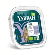 64er-SET Bio Pate Huhn und Truthahn 100g Katze Nassfutter Yarrah